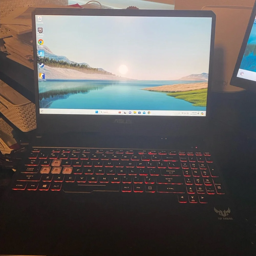 ASUS gaming computer complete setup